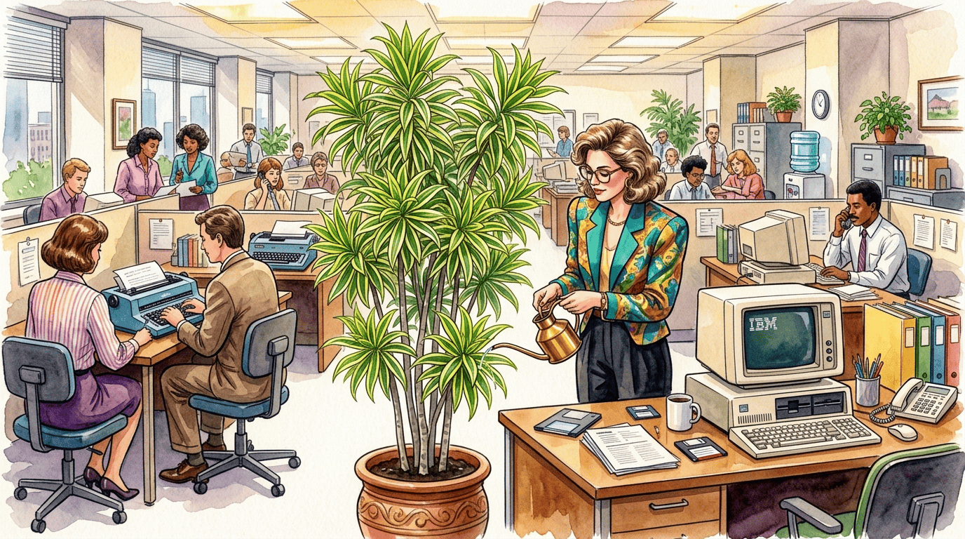 Scena storica illustrata per Dracena reflexa