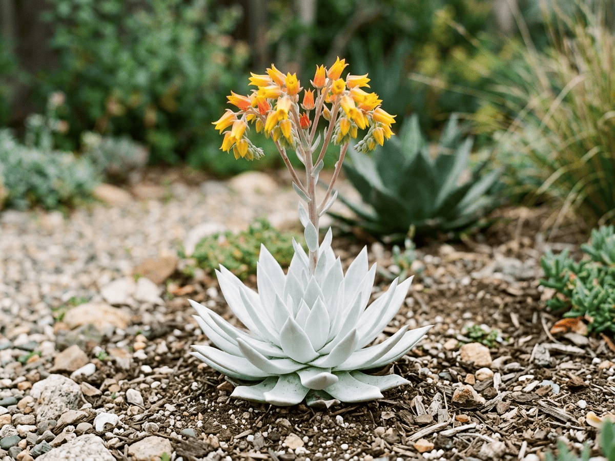 Britton's Dudleya (Dudleya brittonii), whole plant