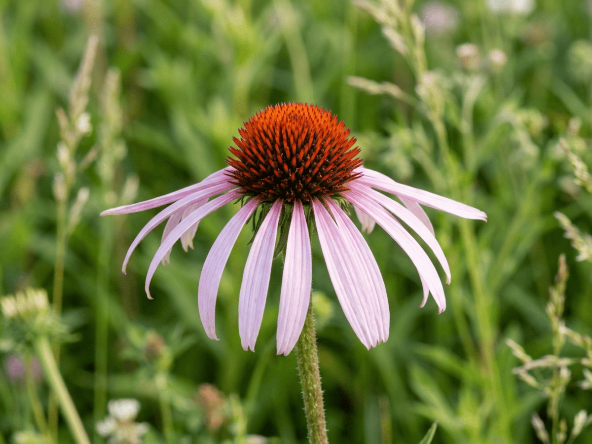Pale Purple Coneflower — seasonal appearance