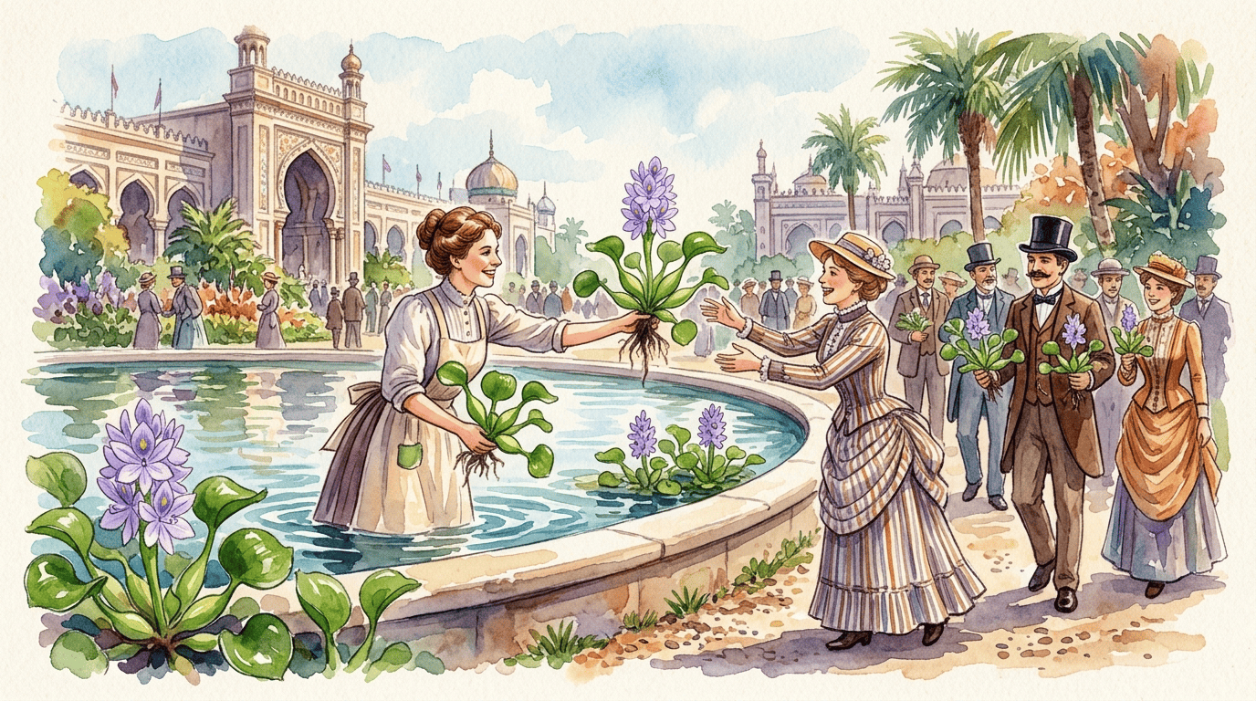 Scena storica illustrata per Giacinto d'acqua