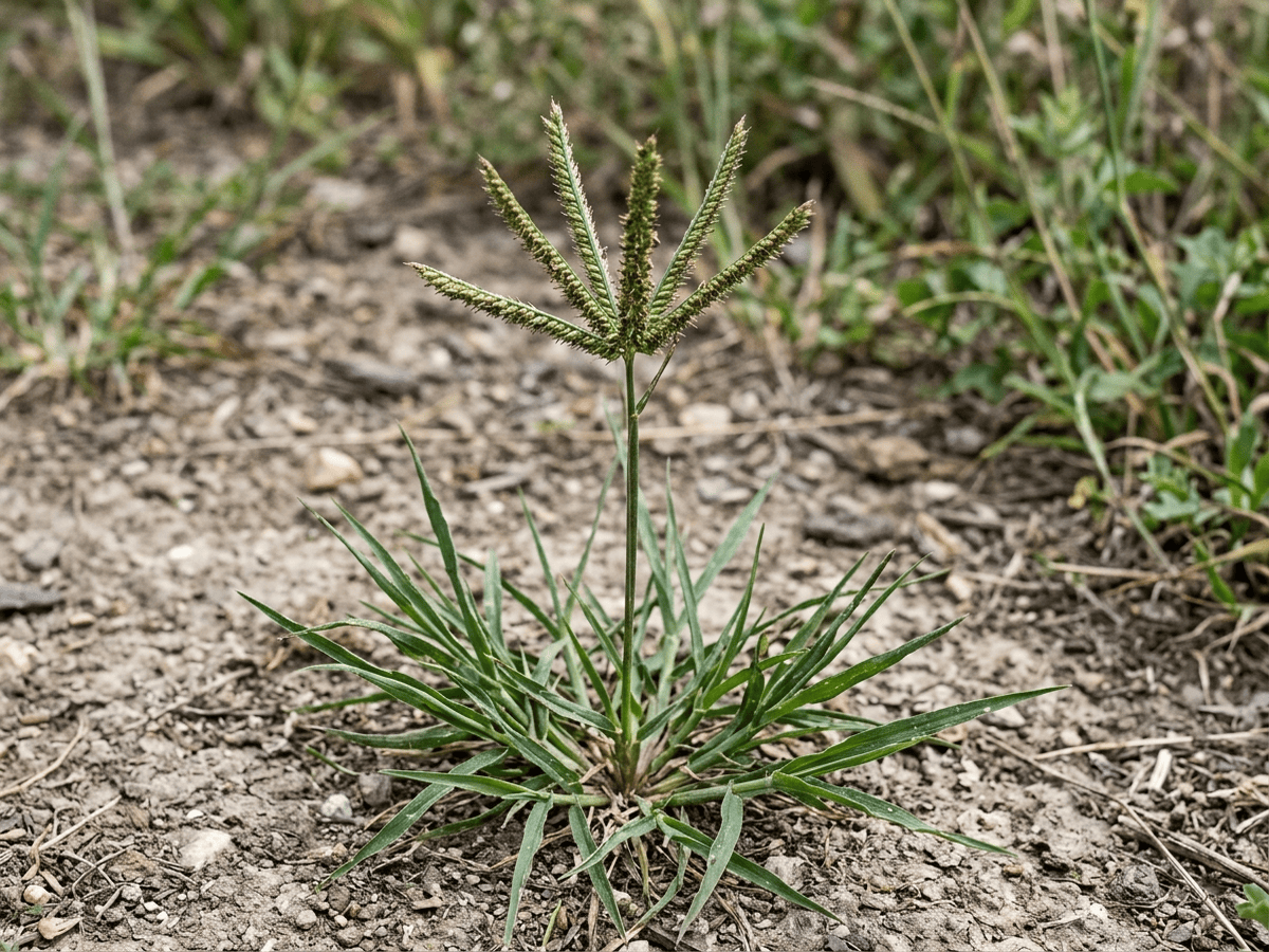 왕바랭이(Eleusine indica) 전체 모습