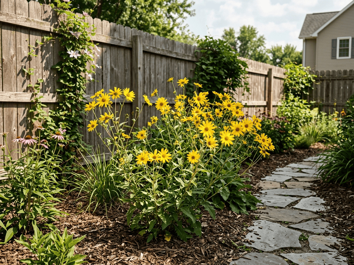 Engelmann Daisy in a garden setting