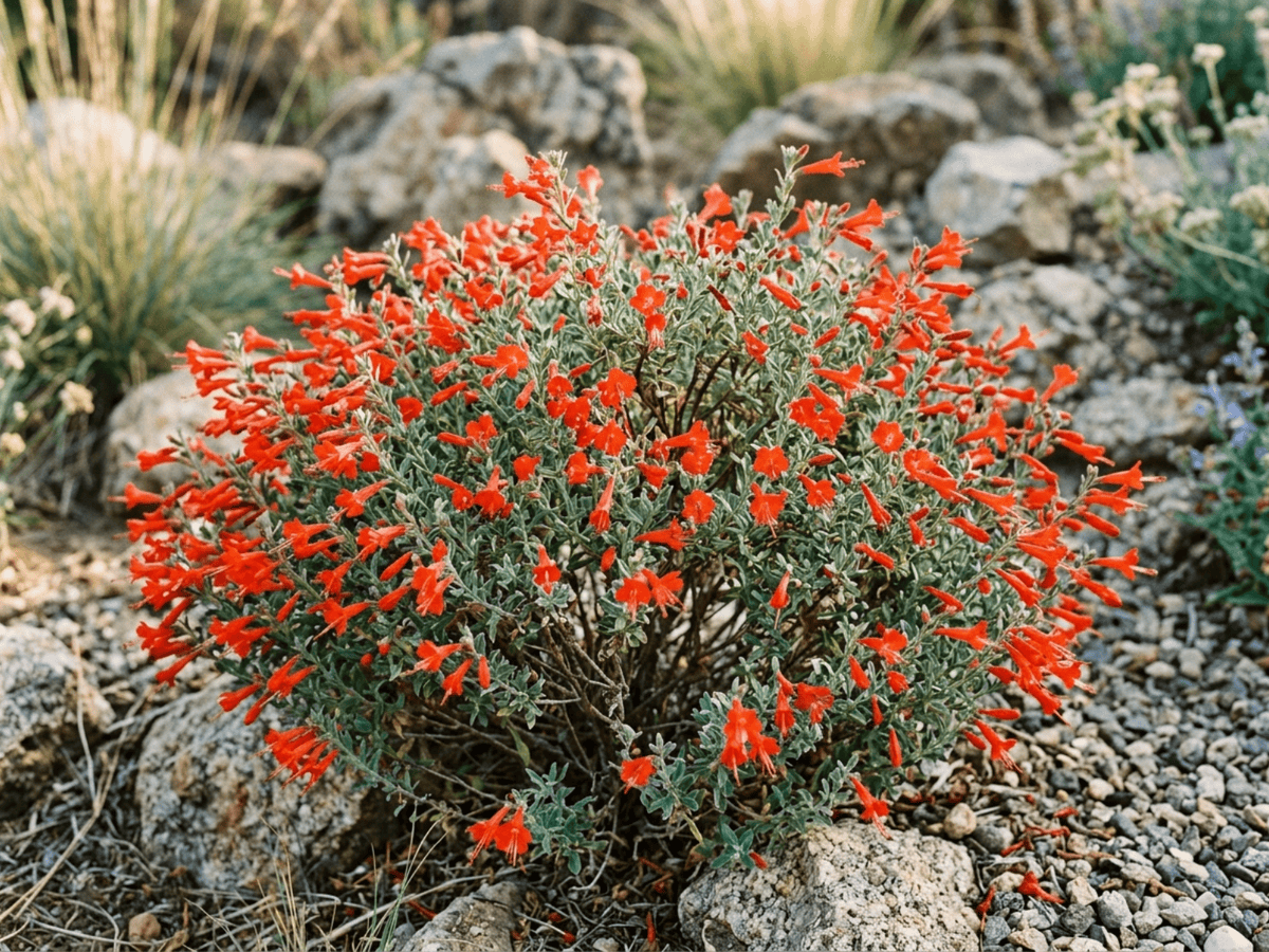 California Fuchsia (Epilobium canum), whole plant