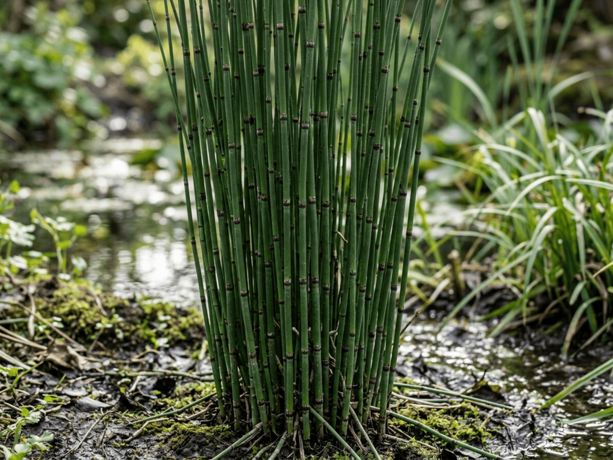 Winterschachtelhalm (Equisetum hyemale), ganze Pflanze