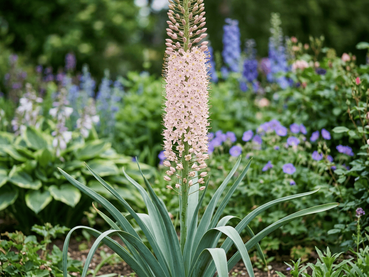 Steppenkerze (Eremurus robustus), ganze Pflanze