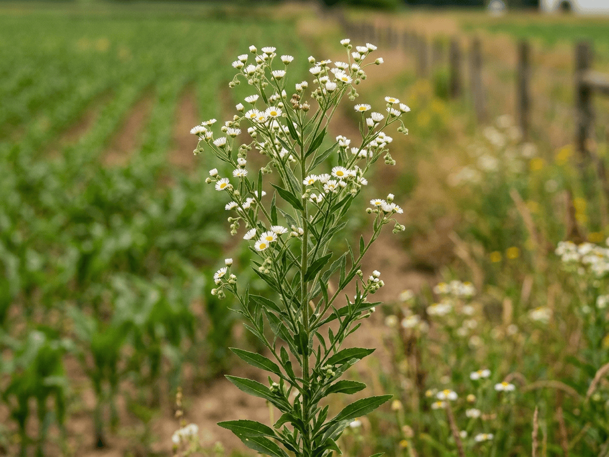 Horseweed (Erigeron canadensis), whole plant