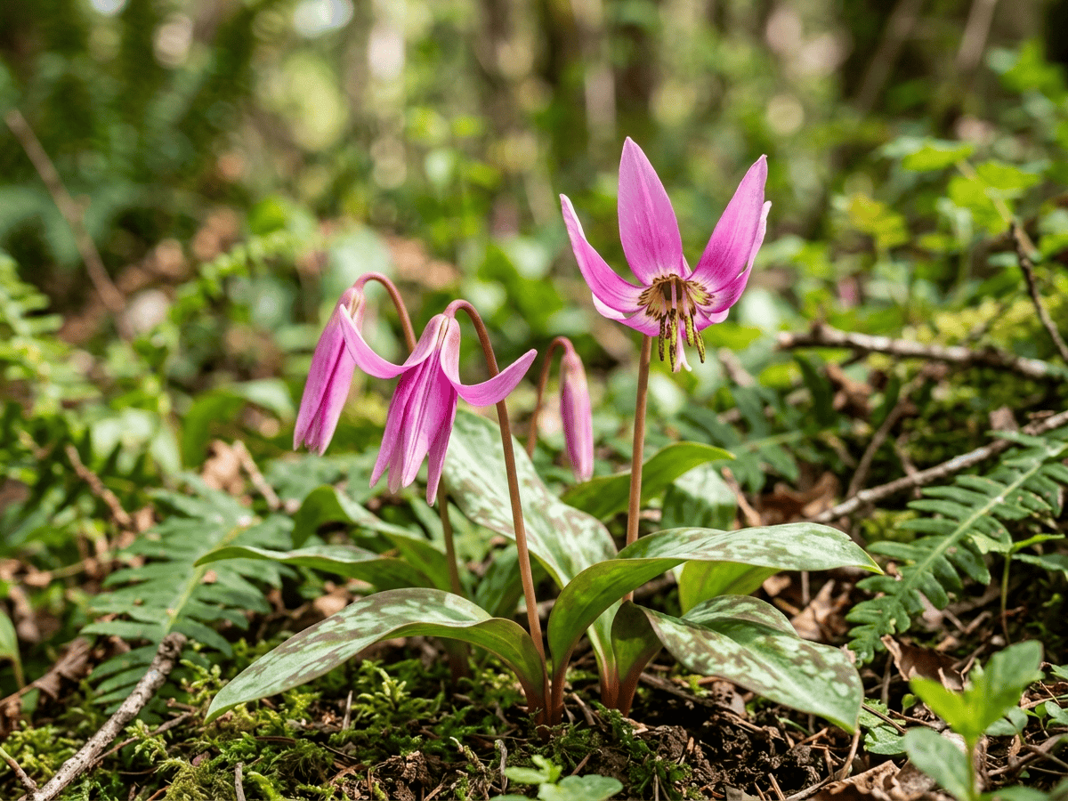 Coast Fawn Lily — seasonal appearance