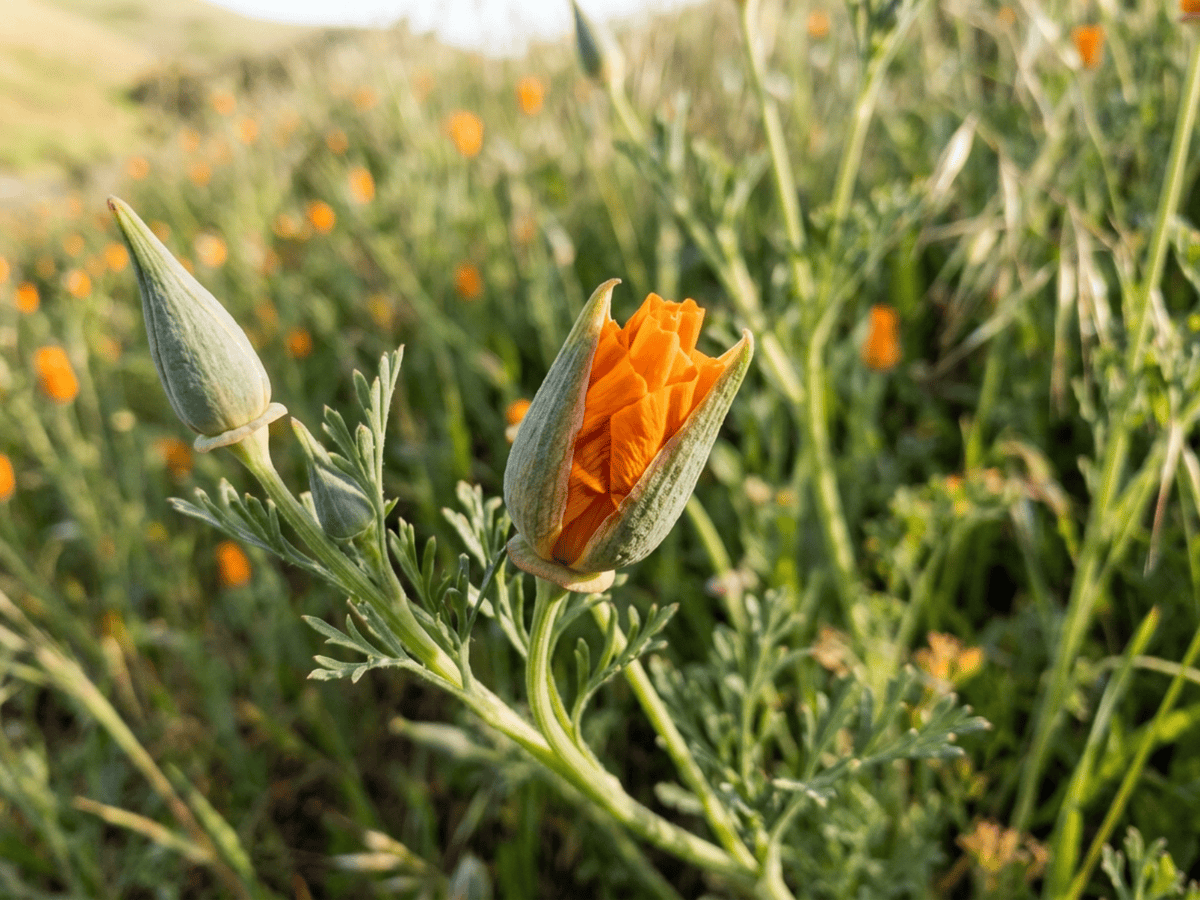 California Poppy — seasonal appearance