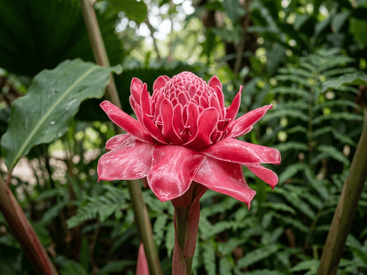 Torch Ginger — seasonal appearance