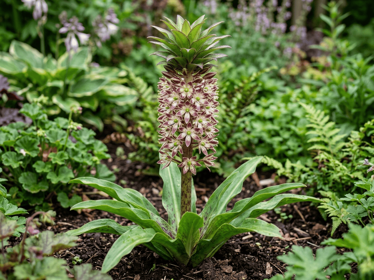 Fleur-ananas panachée