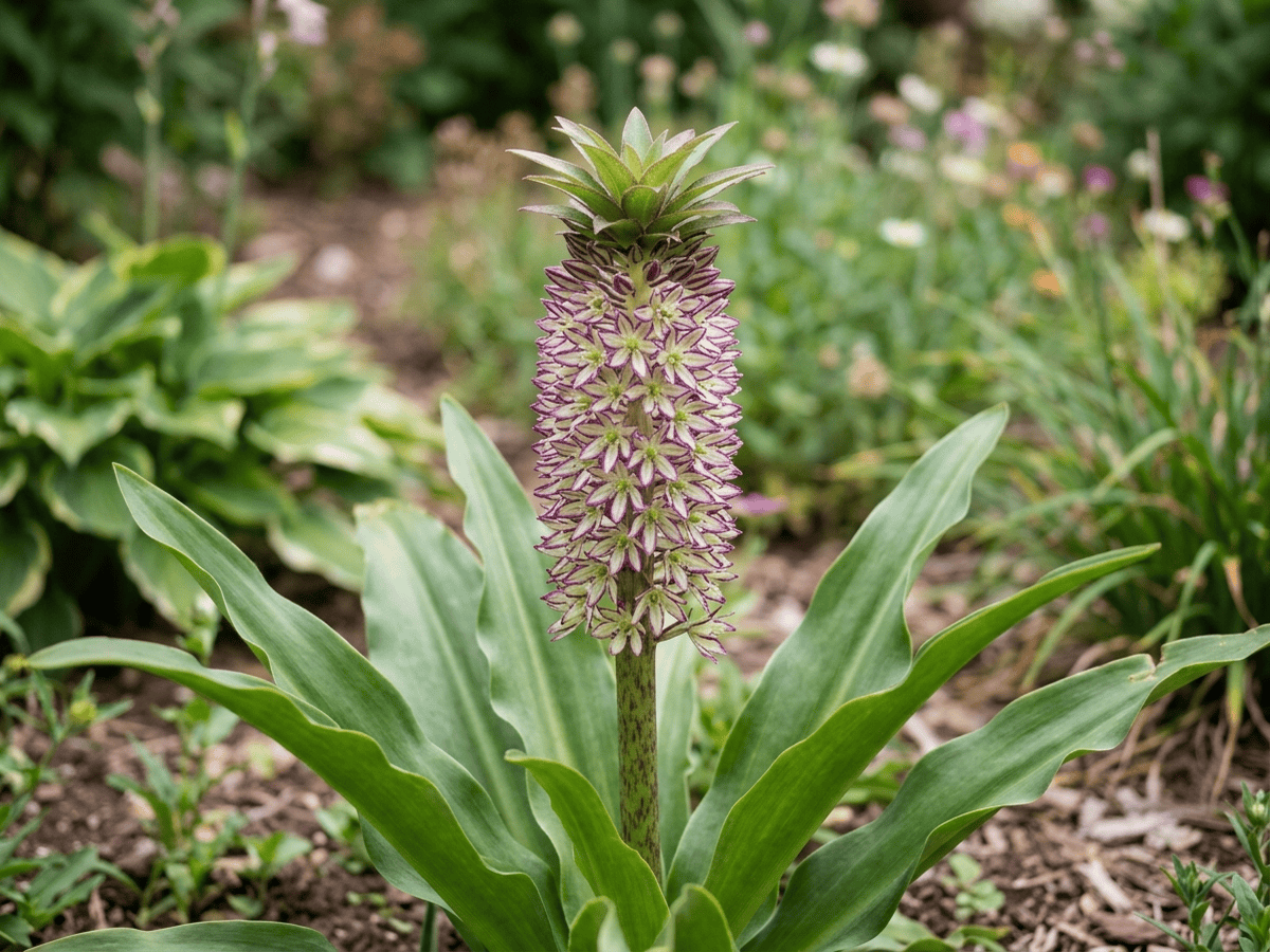 lirio piña bicolor — aspecto estacional