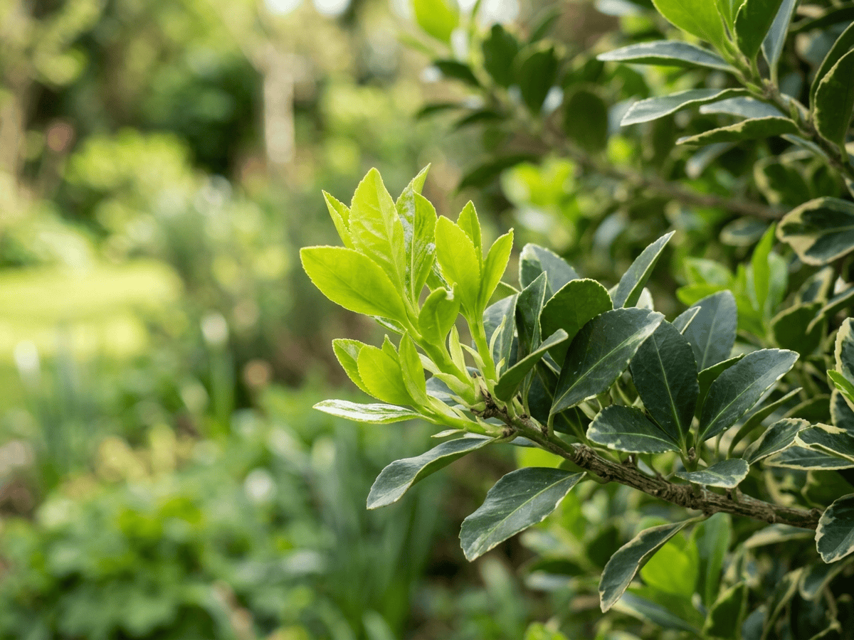 Olivo ornamental japonés — aspecto estacional