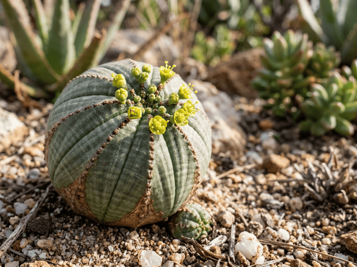 Euforbia obesa — aspetto stagionale