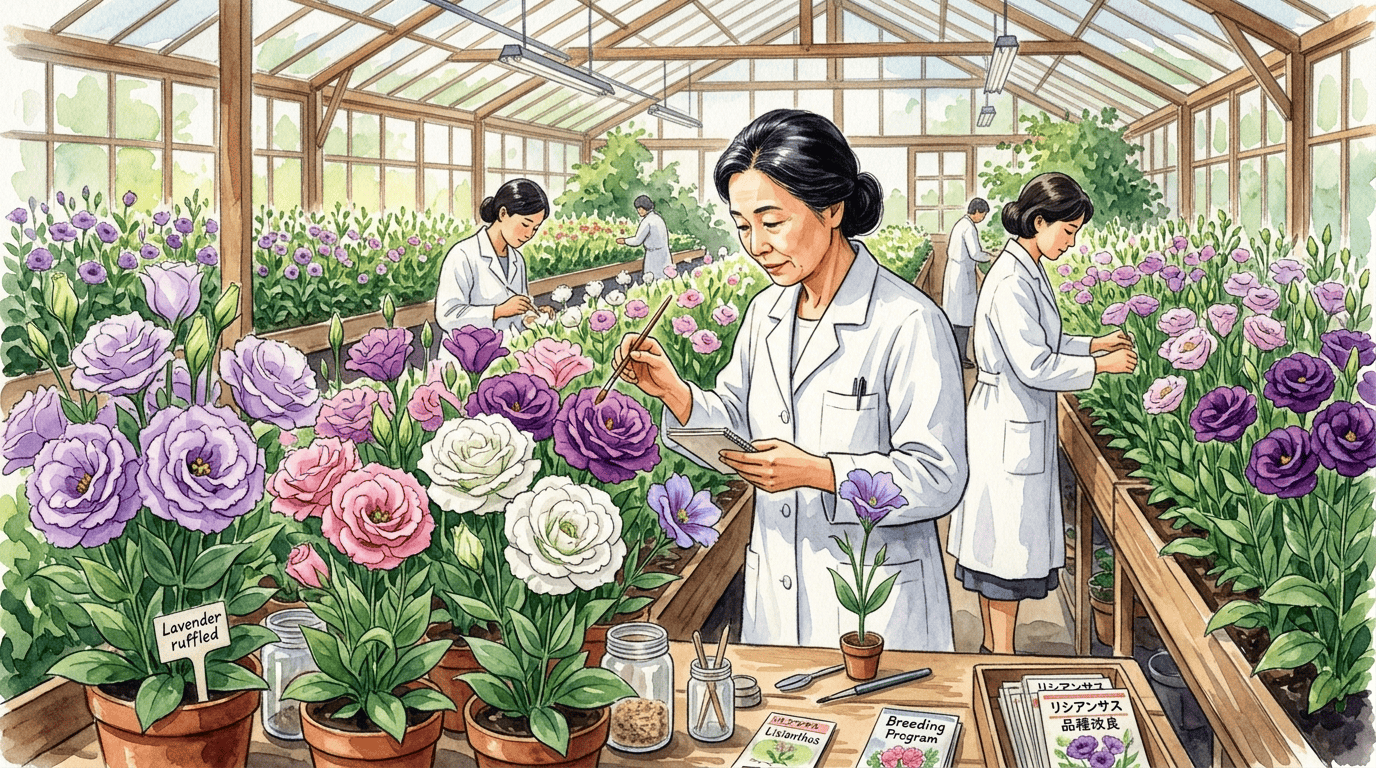 Illustrated historical scene for Showy Prairie Gentian