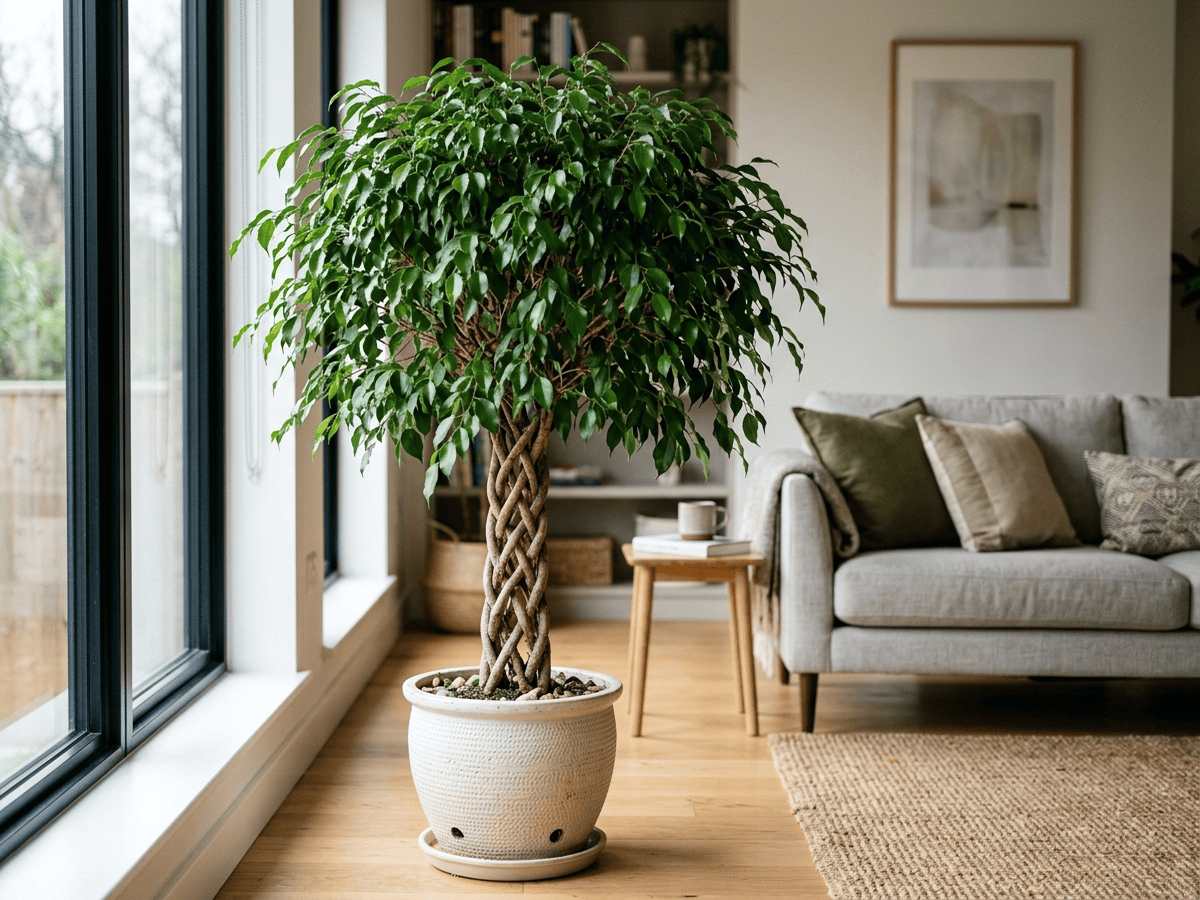 Ficus benjamin — aspetto stagionale