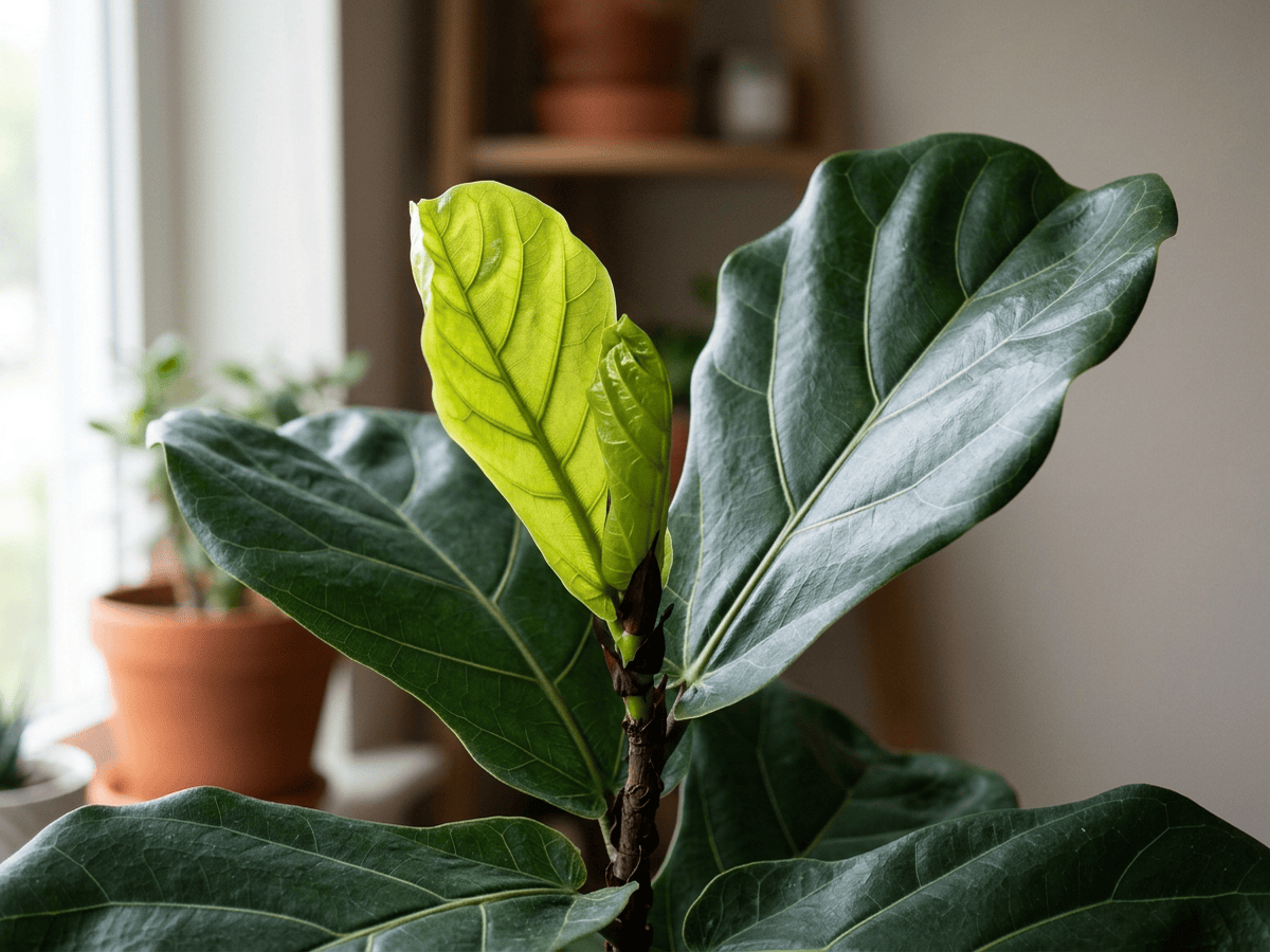 Ficus lira — aspetto stagionale
