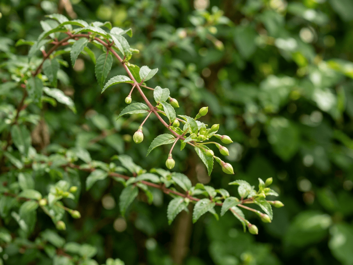 Hardy Fuchsia — seasonal appearance
