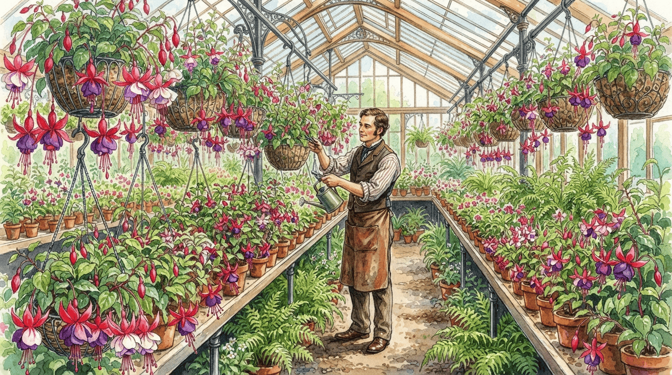 Scena storica illustrata per Fucsia ibrida