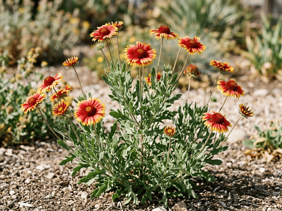 천인국(Gaillardia pulchella) 전체 모습