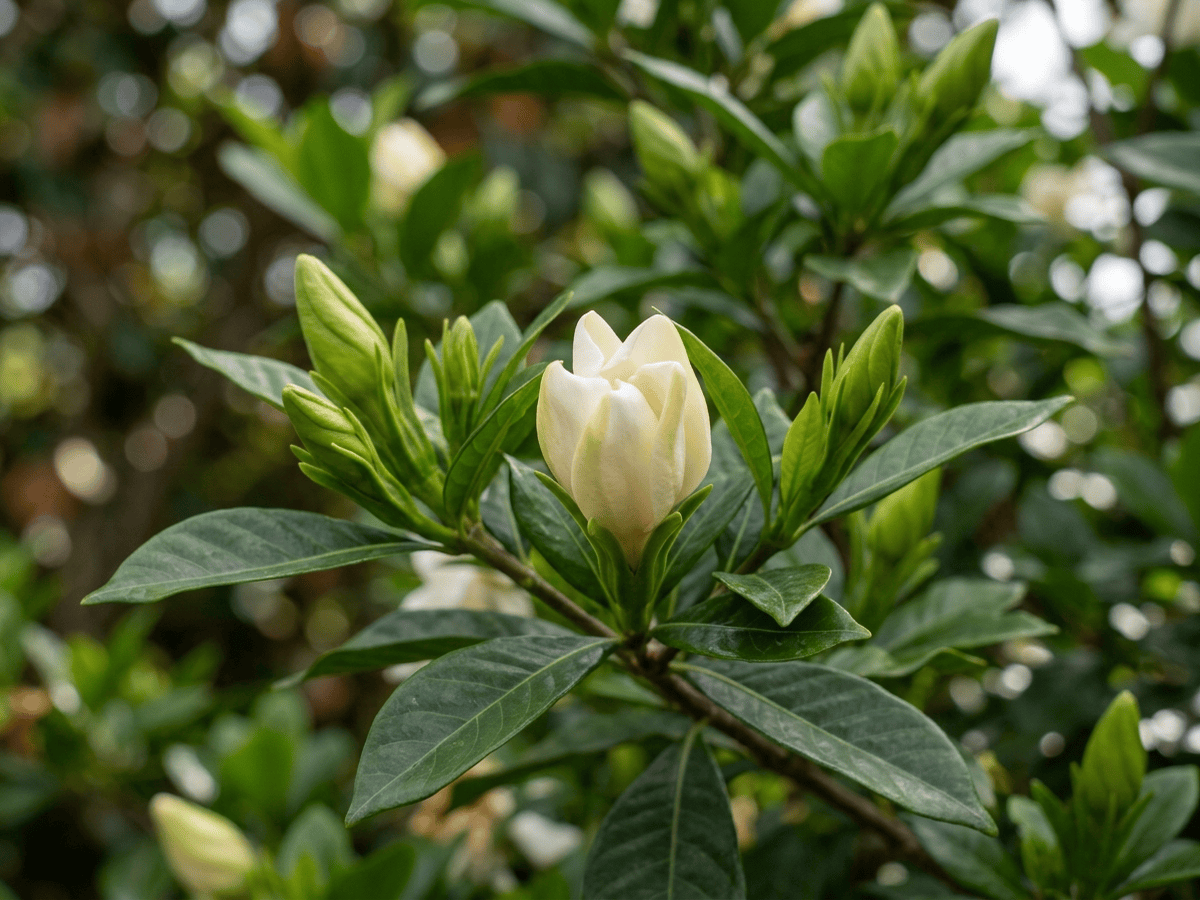 jasmim-do-cabo — aparência sazonal