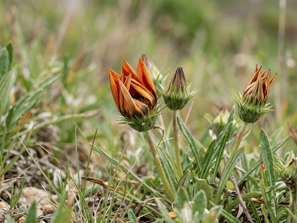Terracotta Gazania — seasonal appearance
