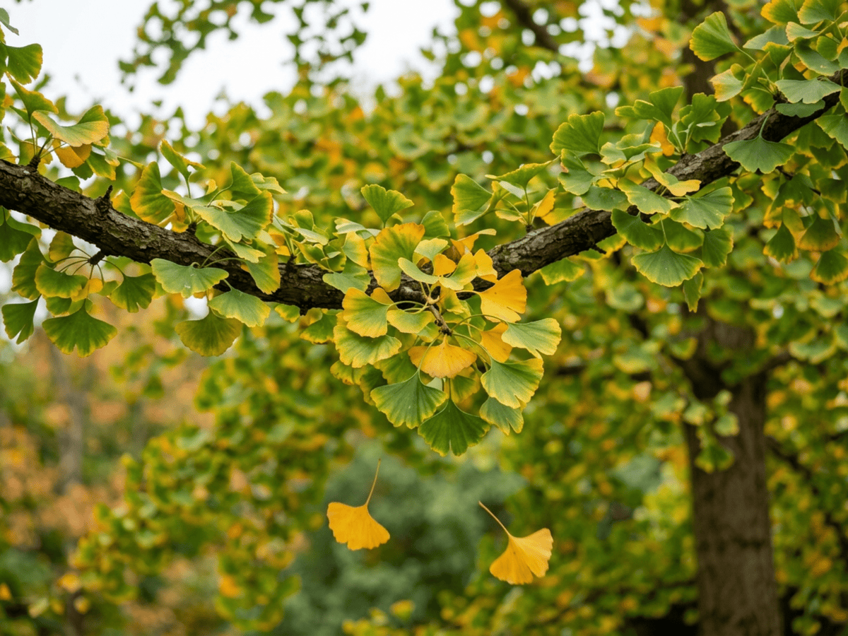 Ginkgo — aspecto estacional