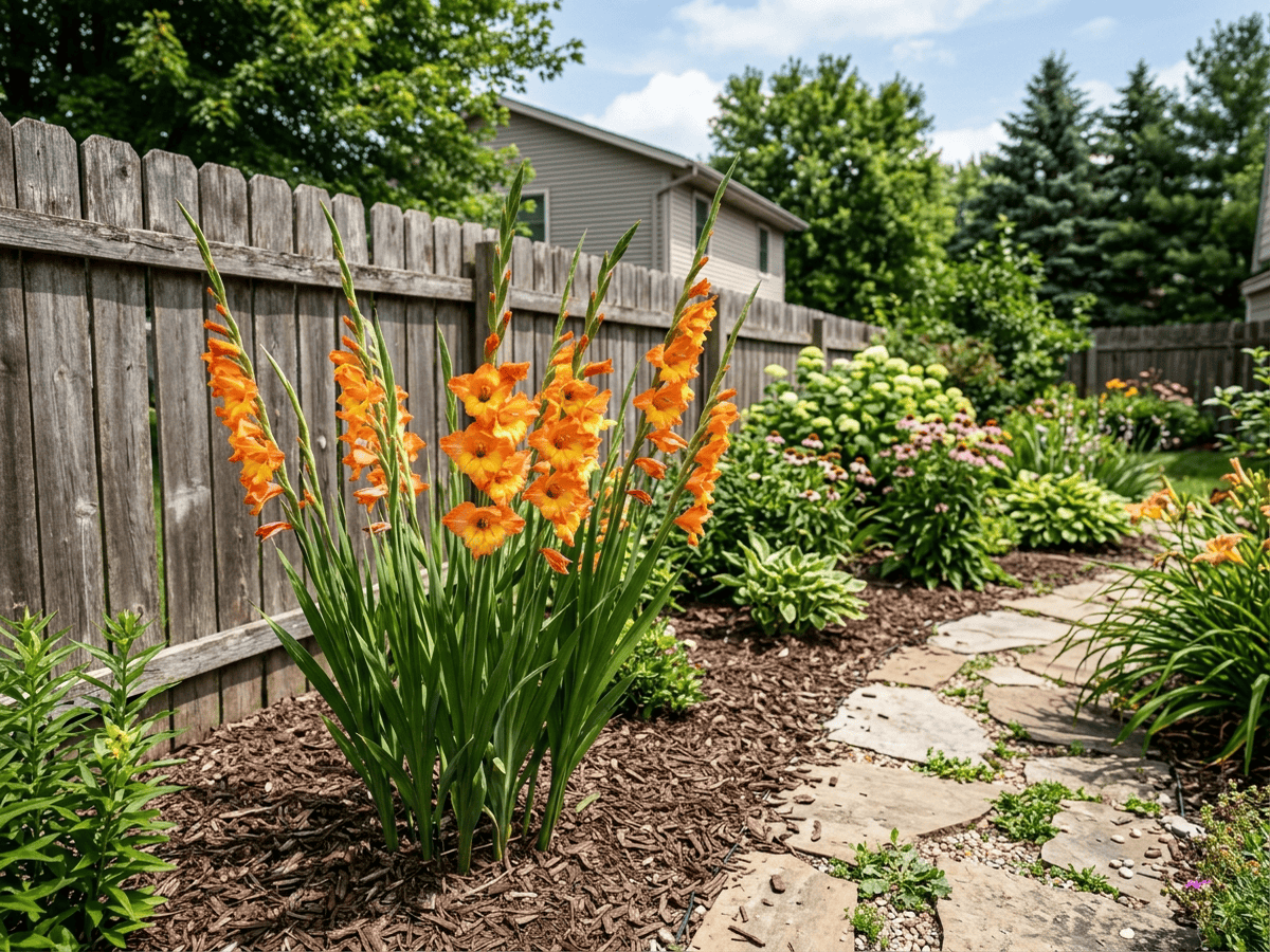 Dragon's-Head Lily in a garden setting