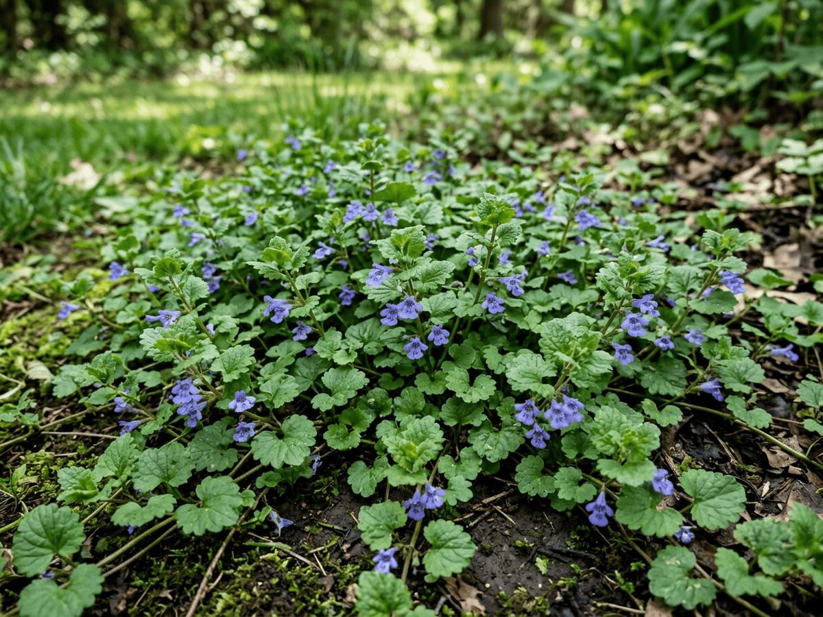 Gundermann (Glechoma hederacea), ganze Pflanze