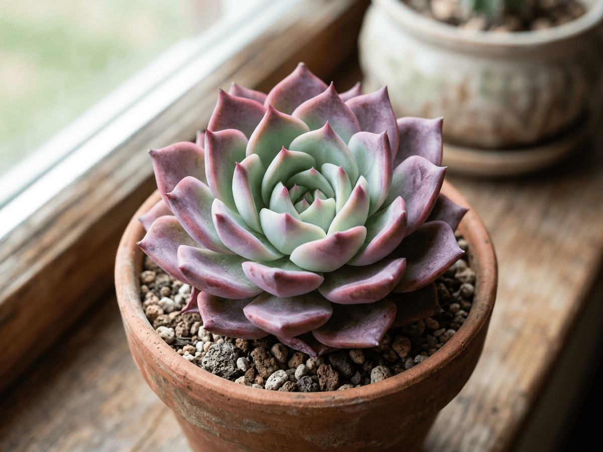 graptoveria 'Debbie' — aspecto estacional