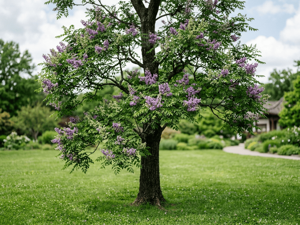 Chicot de Chine (Gymnocladus chinensis), plante entière
