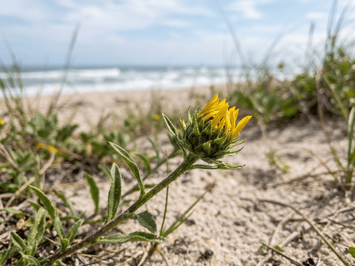 Cucumberleaf Sunflower — seasonal appearance