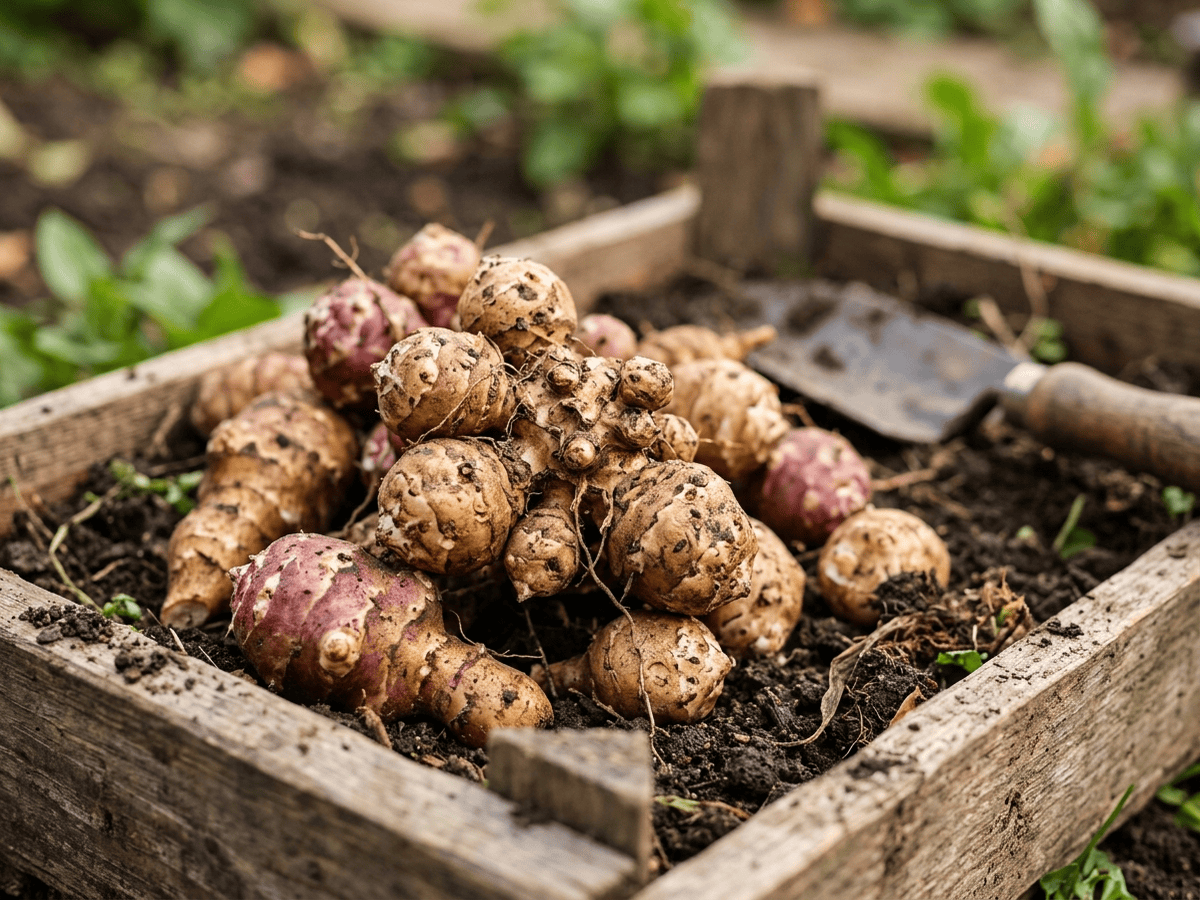 Jerusalem Artichoke — seasonal appearance