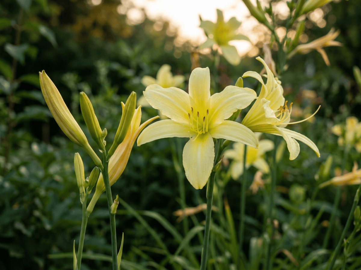 Emerocallide citrina — aspetto stagionale