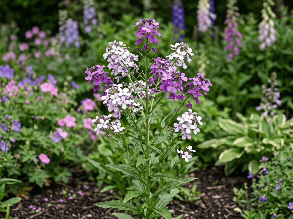 Dame's Rocket (Hesperis matronalis), whole plant