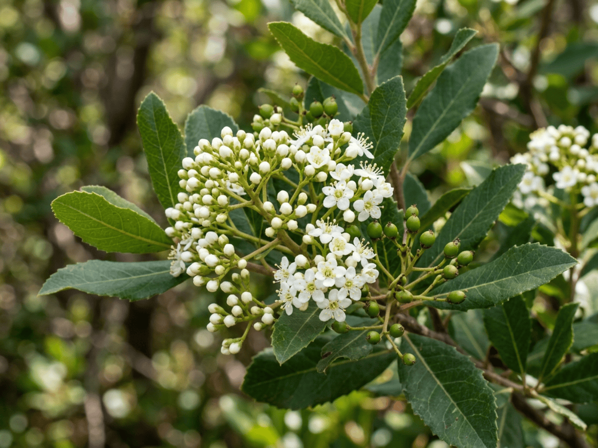 Toyon — aspect saisonnier