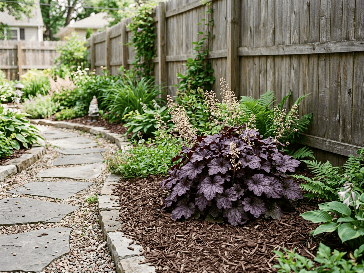 Crevice Alumroot in a garden setting