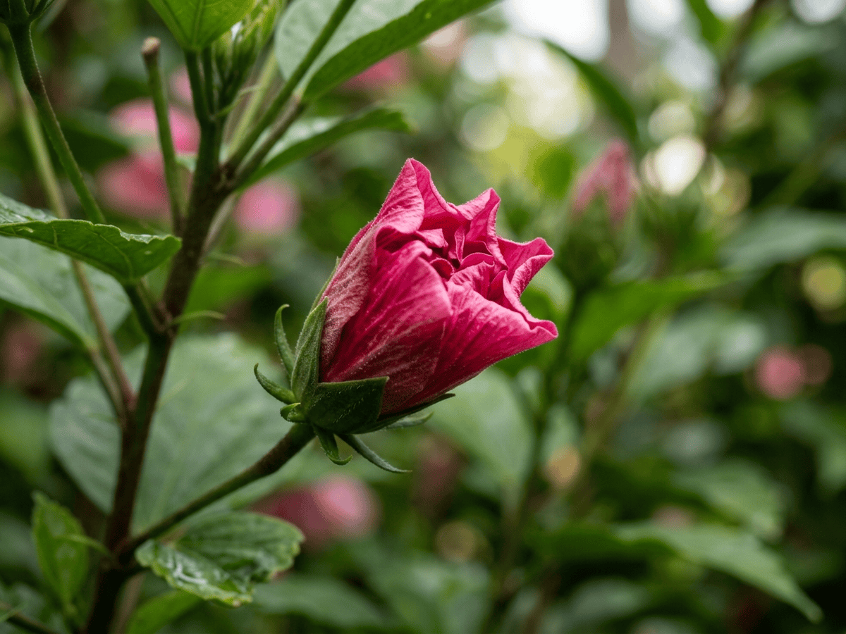 Rose de Chine — aspect saisonnier