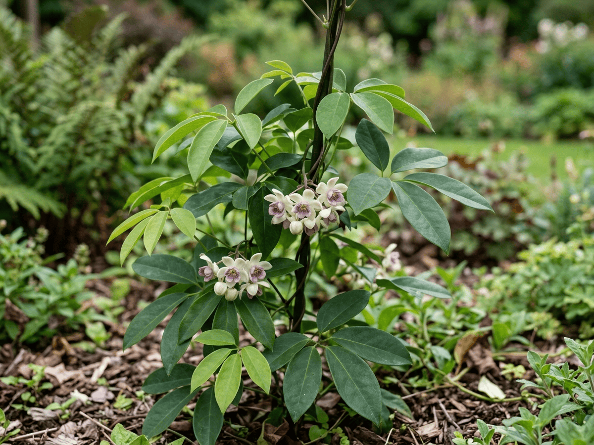 ホルボエリア(Holboellia latifolia)の全体像