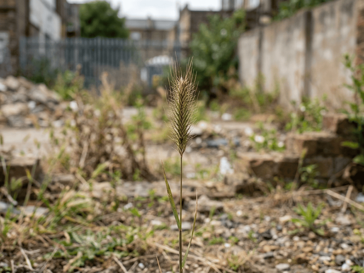 좀보리풀(Hordeum murinum) 전체 모습