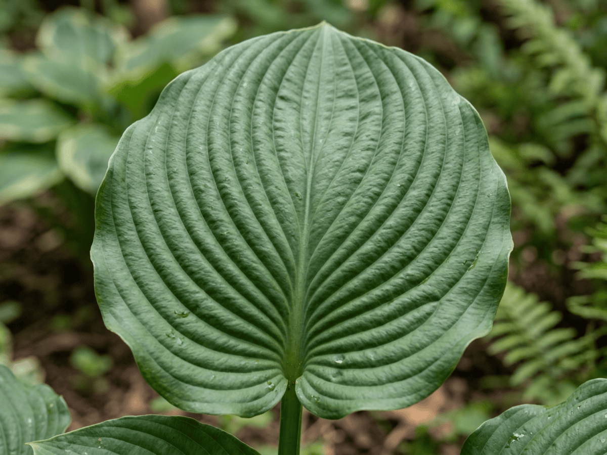 Mountain Hosta — close-up of leaves and flowers