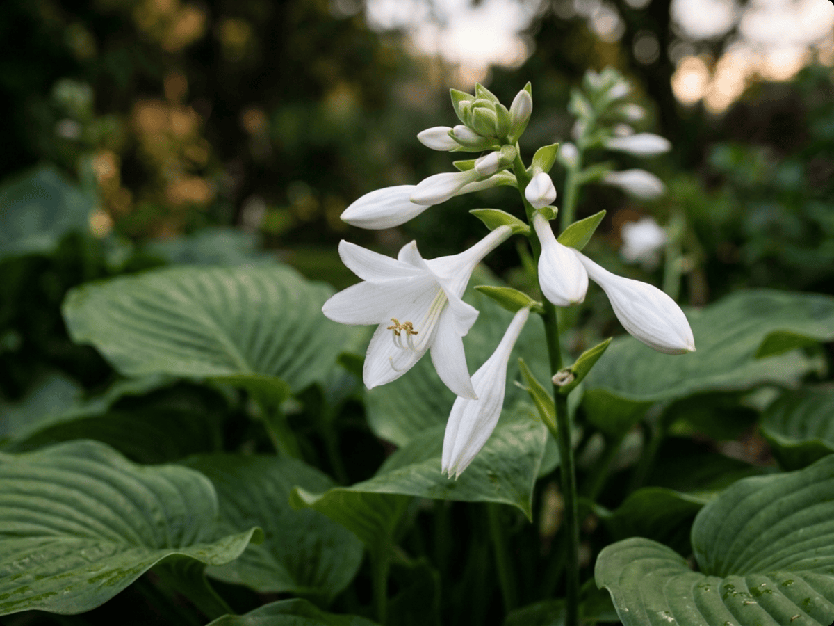 Hosta à feuilles de plantain — aspect saisonnier
