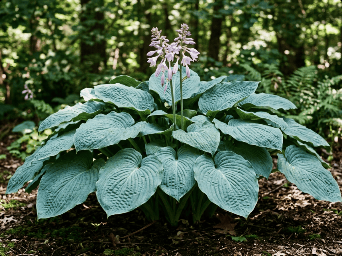 hosta de Siebold (Hosta sieboldiana), planta completa