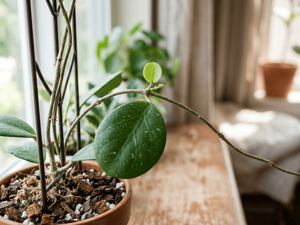 Flor de cera obovada — aspecto estacional