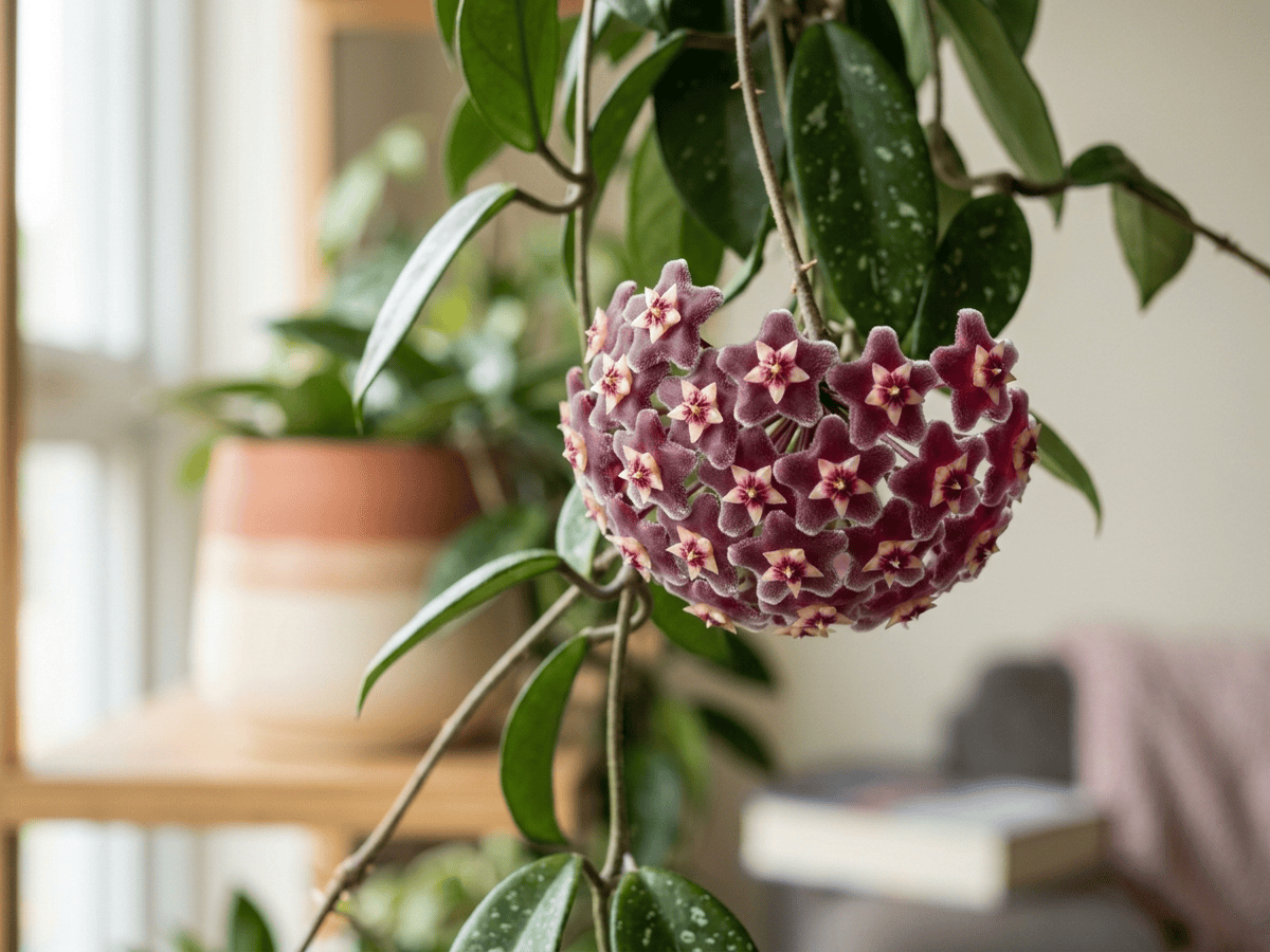 Flaumkelchige Wachsblume — saisonales Erscheinungsbild