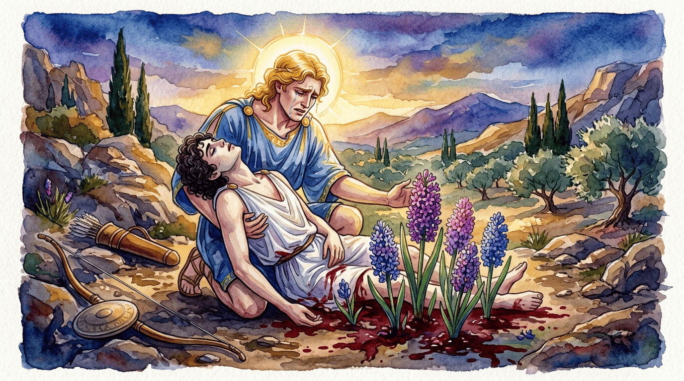 Scena storica illustrata per Giacinto