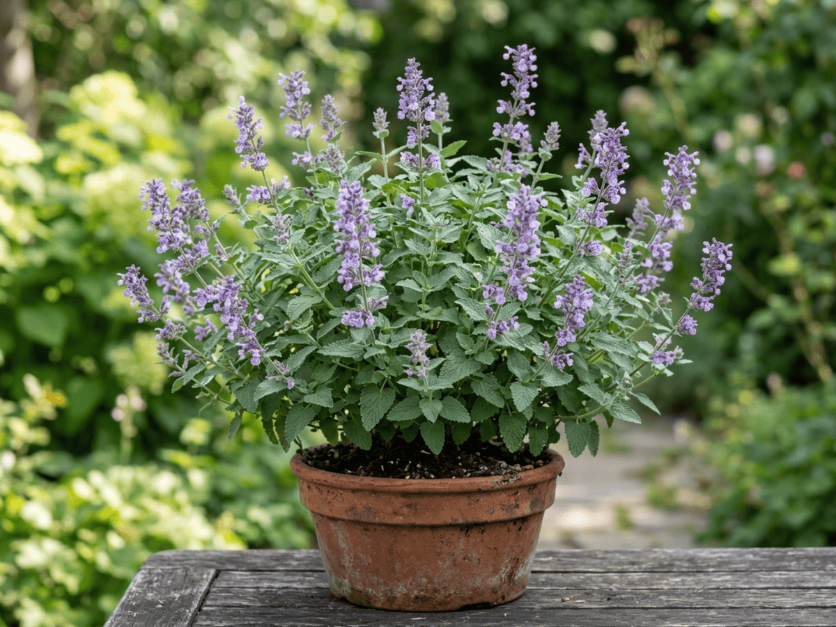 Hyssop (Hyssopus officinalis), whole plant