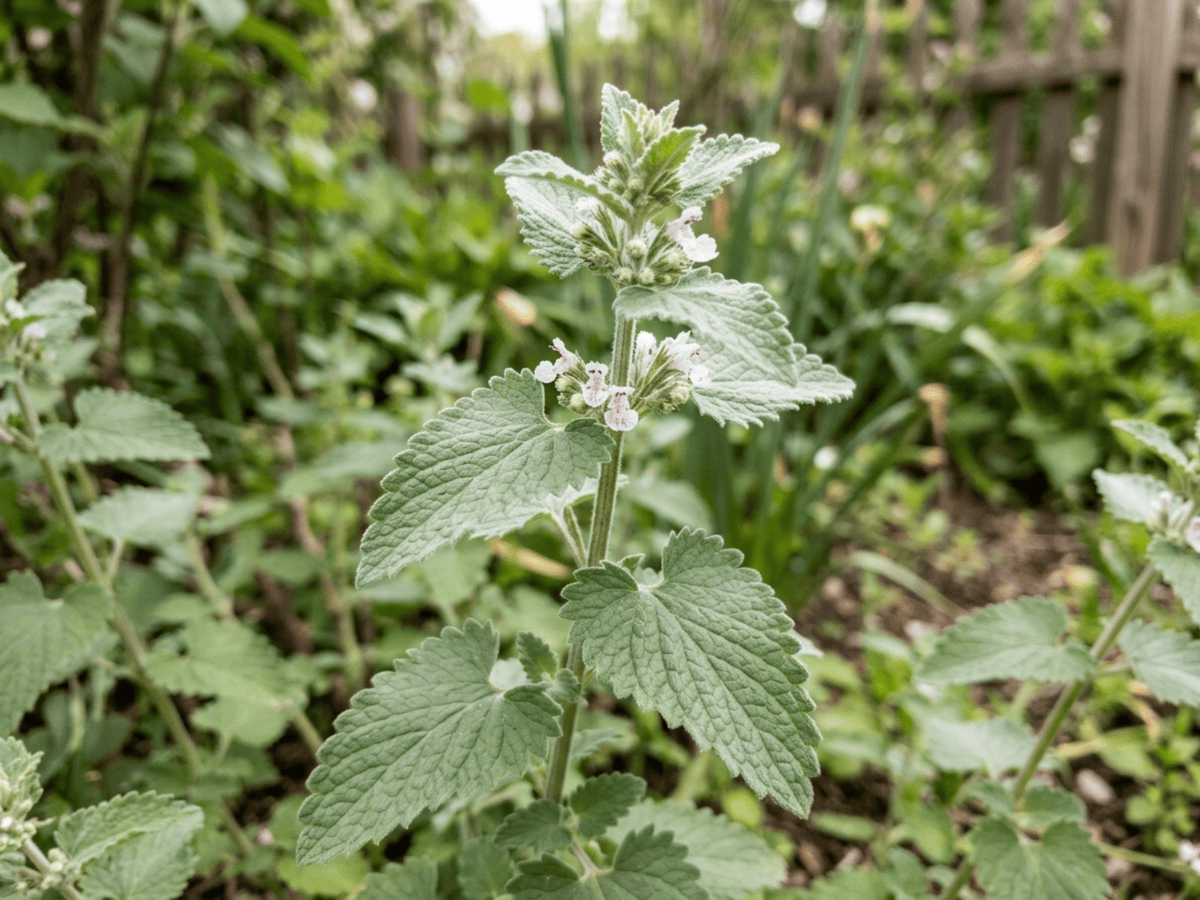 Hyssop — close-up of leaves and flowers