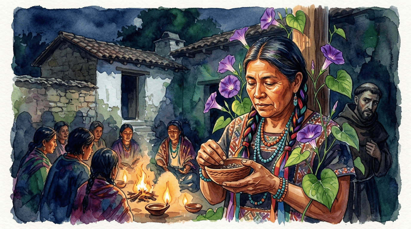 Scena storica illustrata per Campanella turchina