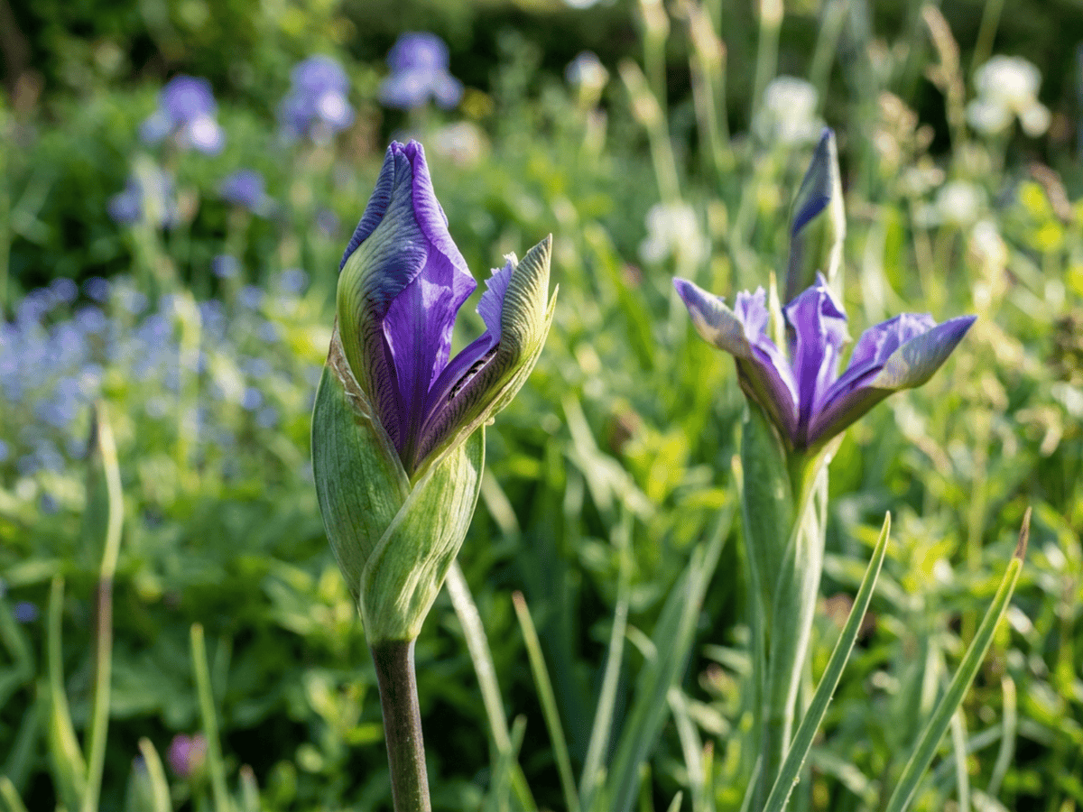 Iris olandese — aspetto stagionale