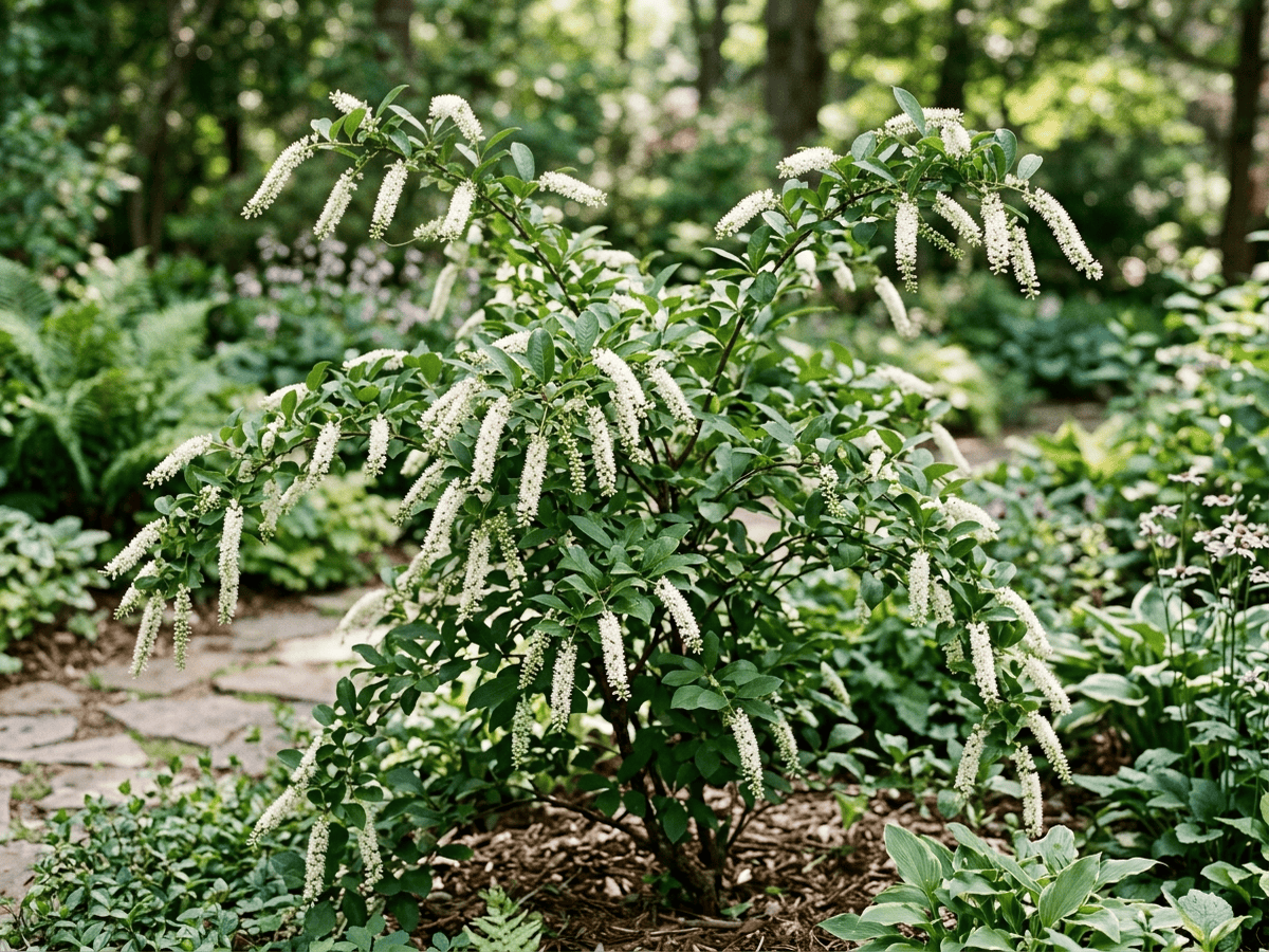 Itea della Virginia (Itea virginica), pianta intera